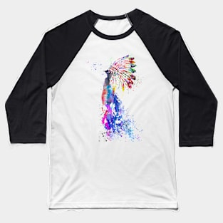 Aztec peacock Baseball T-Shirt